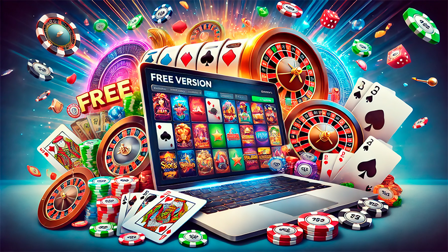 Popular games you can try with the free version of online casinos